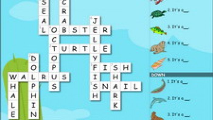 Key in the sea crossword