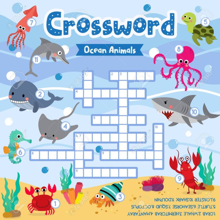 Key in the sea crossword